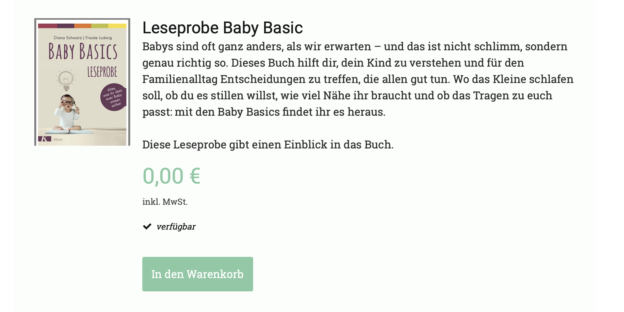 Gratis Leseproben bestellen